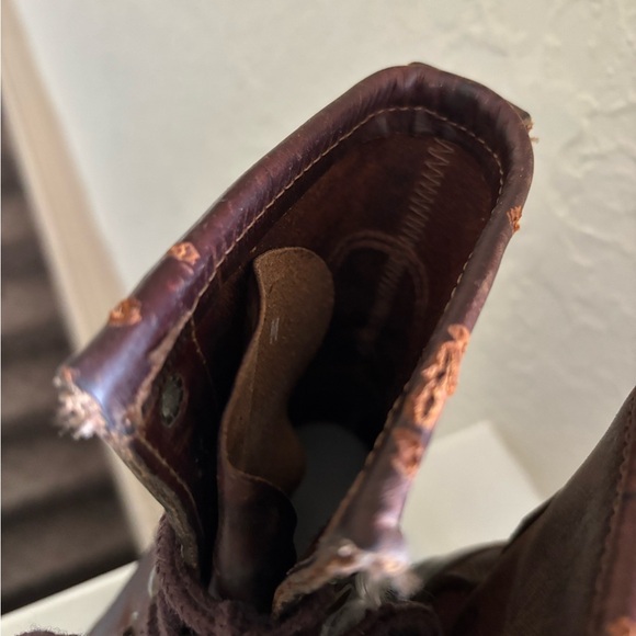 Vintage Durango Lace-Up Packer Boot Kiltie 90’s Brown leather - Picture 9 of 13